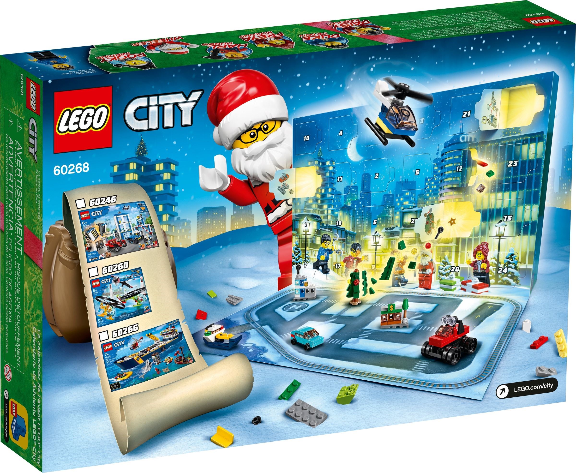 LEGO City Advent Calendar 24 Gifts 60268 Brand New